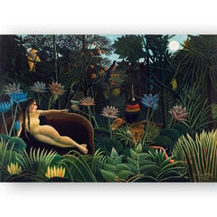 Reproduktsioon „Unenägu”, Henri Rousseau, 30x40 cm, Wolf Kult hind ja info | Seinapildid | kaup24.ee