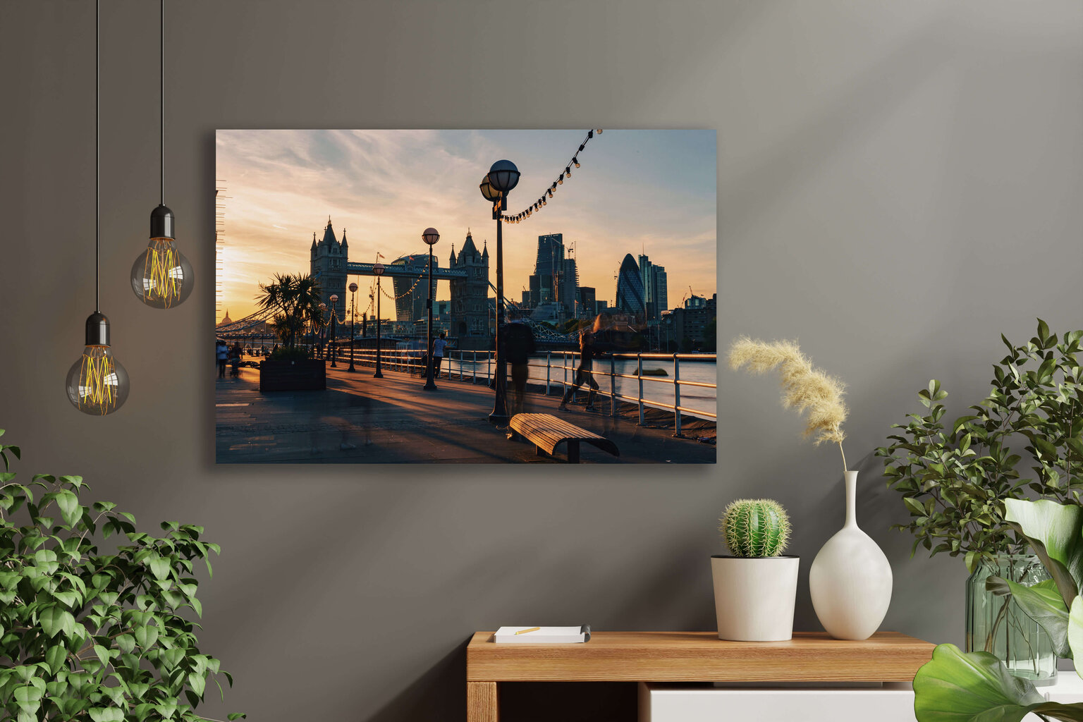 Plakat Päikeseloojang Londonis, 59 x 84 cm (A1), Wolf Kult hind ja info | Seinapildid | kaup24.ee