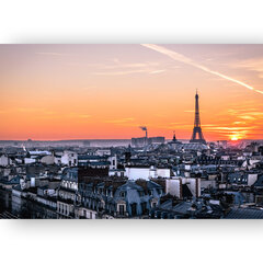 Плакат Закат в Париже, 59x84 см (A1), Wolf Kult цена и информация | Картины, живопись | kaup24.ee