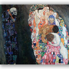 Plakat „Surm ja elu“, Gustav Klimt, 59x84 cm (A1), Wolf Kult цена и информация | Картины, живопись | kaup24.ee