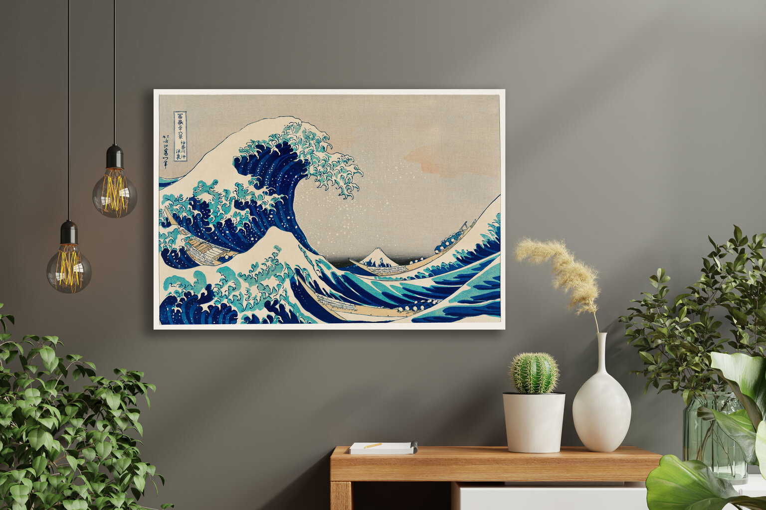 Plakat „Kanagawa suur laine“, Katsushika Hokusai, 59 x 84 cm (A1), Wolf Kult цена и информация | Seinapildid | kaup24.ee