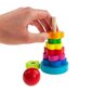 Arendav puidust klotsidega püramiid цена и информация | Imikute mänguasjad | kaup24.ee