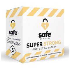 Safe - super strong condoms 5 шт цена и информация | Презервативы | kaup24.ee