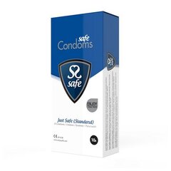 Safe - just safe condoms standard 10 шт цена и информация | Презервативы | kaup24.ee