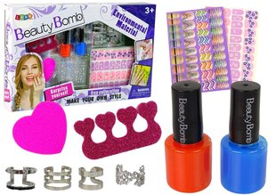 Laste küünte kaunistamise komplekt koos rõngastega hind ja info | Tüdrukute mänguasjad | kaup24.ee
