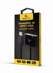 Gembird DisplayPort male to HDMI female цена и информация | Адаптеры и USB-hub | kaup24.ee