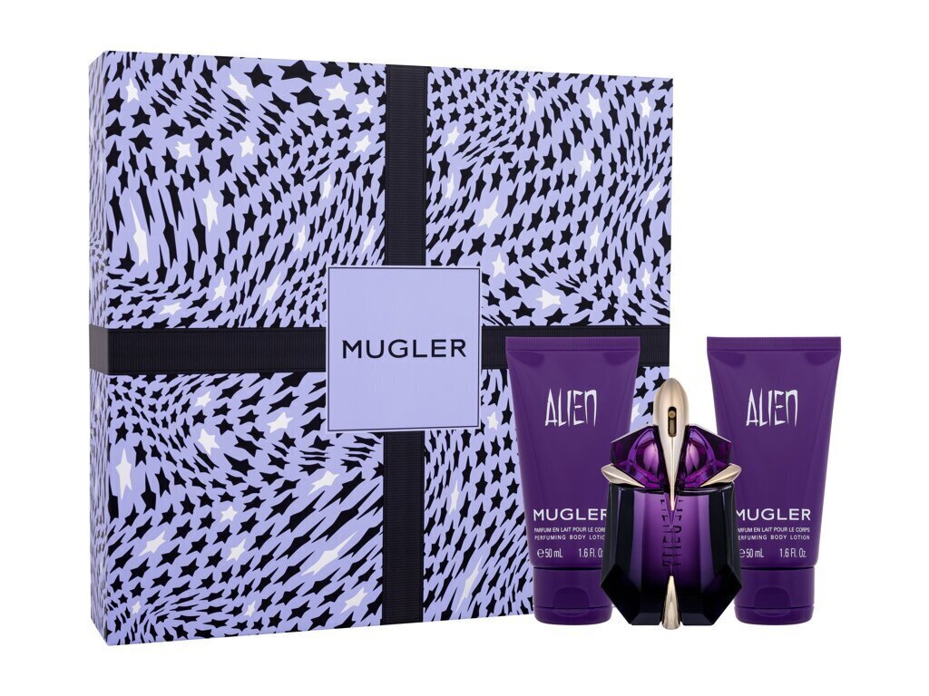Komplekt Thierry Mugler Alien naisele: parfüümvesi EDP 30 ml + ihupiim 2 x 50 ml hind ja info | Naiste parfüümid | kaup24.ee