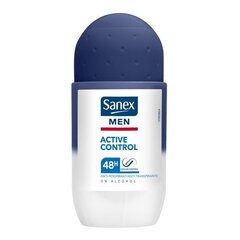 Rulldeodorant Men Active Control Sanex 50 ml hind ja info | Deodorandid | kaup24.ee