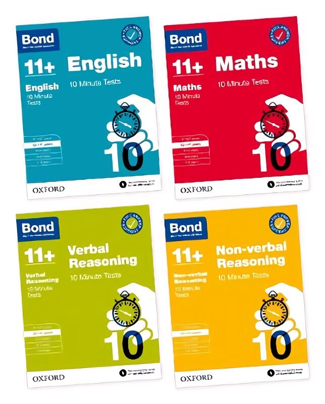 Bond 10 Minute Tests 10-11plus years Pack 1 цена и информация | Noortekirjandus | kaup24.ee