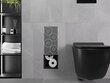 Mexen X-Wall-B peidetud tualettpaberi ümbris, Black hind ja info | Vannitoa sisustuselemendid ja aksessuaarid | kaup24.ee