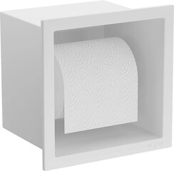 Mexen X-Wall-P peidetud tualettpaberi hoidja, White цена и информация | Аксессуары для ванной комнаты | kaup24.ee