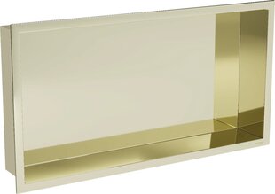 Mexen X-Wall-R süvistatav seinariiul, 60x30 cm, Gold hind ja info | Vannitoa sisustuselemendid ja aksessuaarid | kaup24.ee