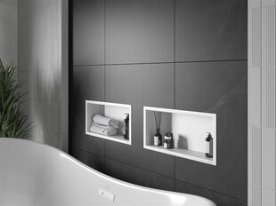 Mexen X-Wall-R süvistatav seinariiul, 45x20 cm, White цена и информация | Аксессуары для ванной комнаты | kaup24.ee