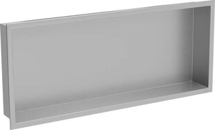 Mexen X-Wall-R süvistatav seinariiul, 75x30 cm, Inox цена и информация | Аксессуары для ванной комнаты | kaup24.ee