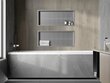 Mexen X-Wall-R süvistatav seinariiul, 75x30 cm, Inox цена и информация | Vannitoa sisustuselemendid ja aksessuaarid | kaup24.ee