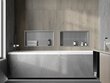 Mexen X-Wall-R süvistatav seinariiul, 60x30 cm, Inox hind ja info | Vannitoa sisustuselemendid ja aksessuaarid | kaup24.ee