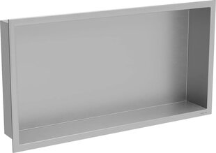 Mexen X-Wall-R süvistatav seinariiul, 60x30 cm, Inox hind ja info | Vannitoa sisustuselemendid ja aksessuaarid | kaup24.ee