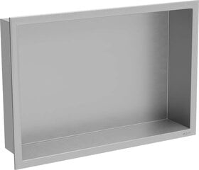 Mexen X-Wall-R süvistatav seinariiul, 45x30 cm, Inox hind ja info | Vannitoa sisustuselemendid ja aksessuaarid | kaup24.ee