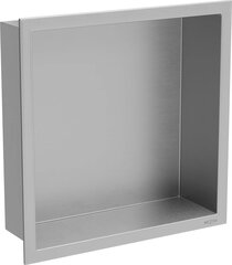 Mexen X-Wall-R süvistatav seinariiul, 30x30 cm, Inox hind ja info | Vannitoa sisustuselemendid ja aksessuaarid | kaup24.ee