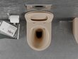 WC-pott Mexen Lena Rimless Slim Duroplast koos aeglaselt sulguva kaanega, Cappuccino mat hind ja info | WС-potid | kaup24.ee