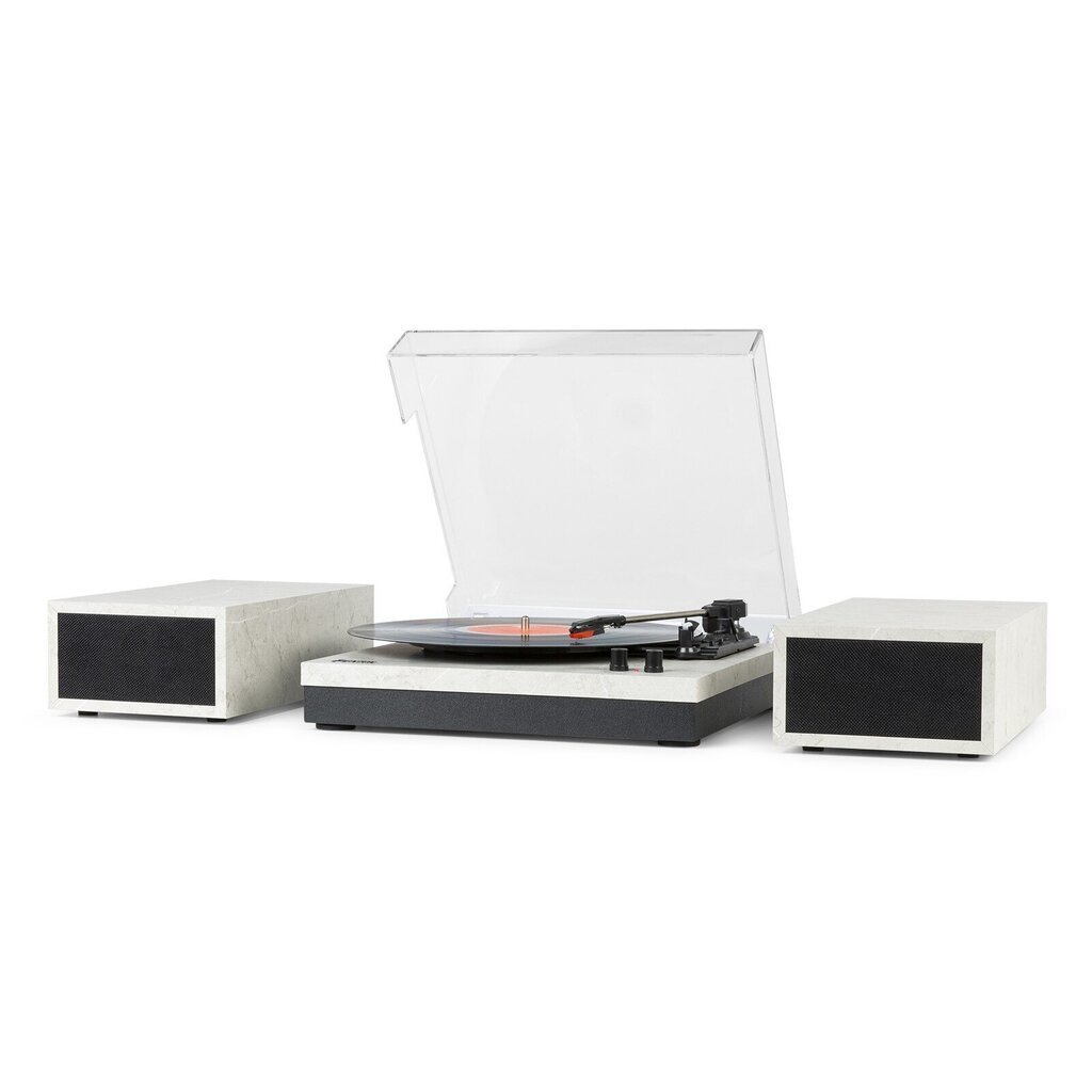 Fenton RP165M plaadimängija koos kõlarite ja BT-ga, marmor hind ja info | Vinüülplaadimängijad ja grammofonid | kaup24.ee