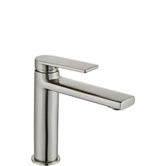 Valamusegisti REA Verso Low, Brushed Nickel hind ja info | Vannitoa segistid | kaup24.ee