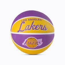 Korvpalli pall Wilson mini, Los Angeles Lakers, suurus 3 hind ja info | Korvpallid | kaup24.ee