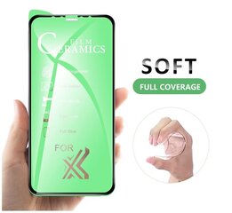 Hallo Ceramic Film 9D Täisekraaniga keraamiline kile musta raamiga Apple iPhone 14 Pro Max цена и информация | Защитные пленки для телефонов | kaup24.ee