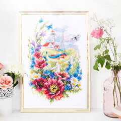 Tikkimiskomplekt Magic Needle "Wild Flowers of the Coast" 210-351 hind ja info | Tikkimistarvikud | kaup24.ee