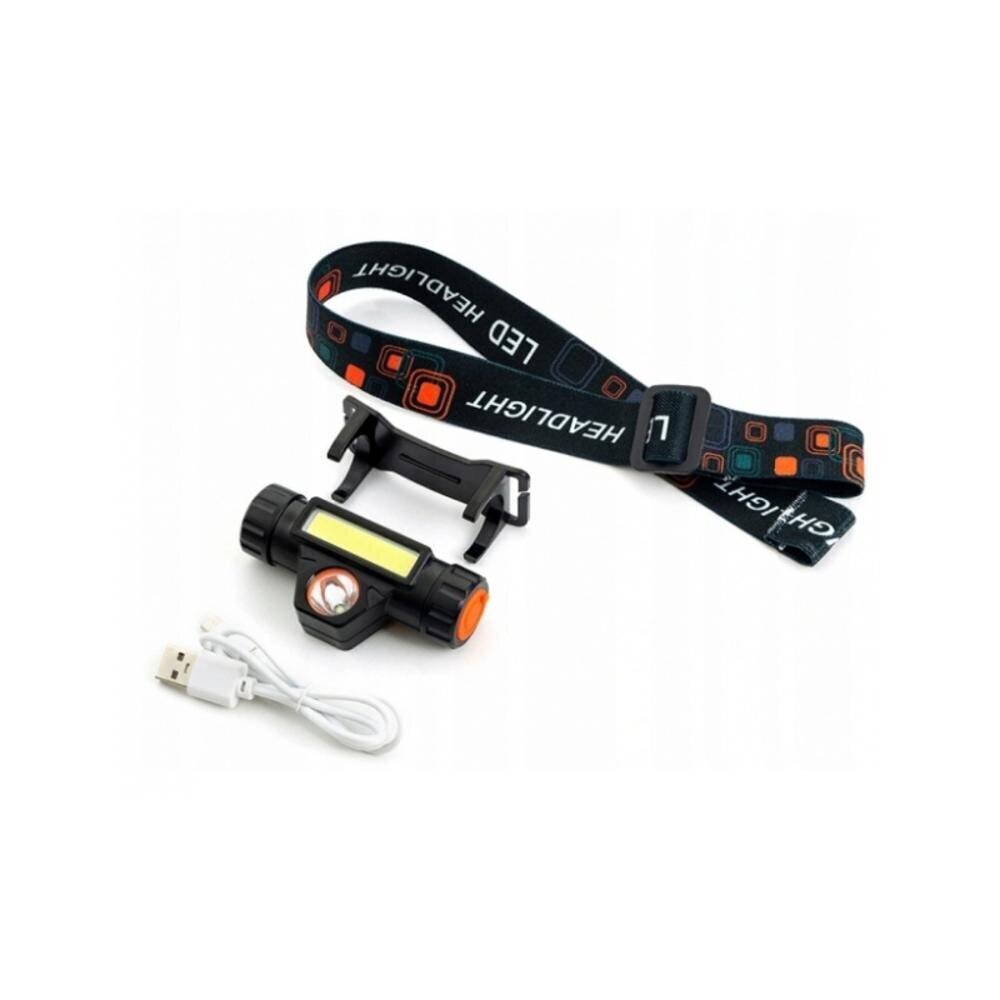 Pealamp LED COB XR-E Q3 magnetiga ja USB-ga hind ja info | Taskulambid, prožektorid | kaup24.ee