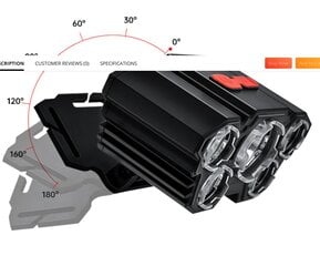 LED-taskulamp USB-ga hind ja info | Taskulambid, prožektorid | kaup24.ee