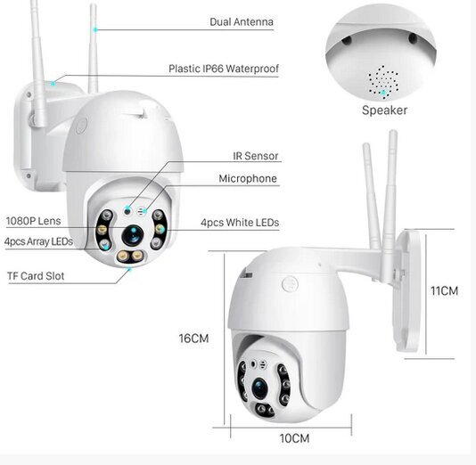 WiFi valvekaamera hind ja info | Valvekaamerad | kaup24.ee