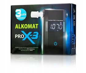 Elektrokeemiline alkomeeter PRO X-3 цена и информация | Алкотестеры | kaup24.ee