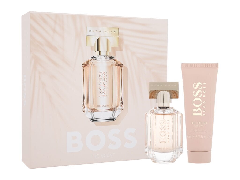 Komplekt Hugo Boss The Scent For Her naistele: parfüümvesi EDP 50 ml + kehakreem 75 ml hind ja info | Naiste parfüümid | kaup24.ee