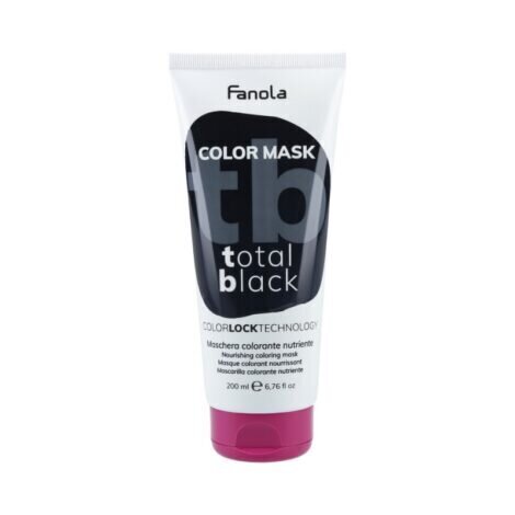 Fanola tooniv juuksemask Total Black, 200 ml цена и информация | Maskid, õlid, seerumid | kaup24.ee