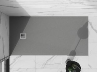 Прямоугольный душевой поддон Mexen Stone+ с сифоном, Серый, 160x70,80,90,100 см цена и информация | Полочки для душа | kaup24.ee
