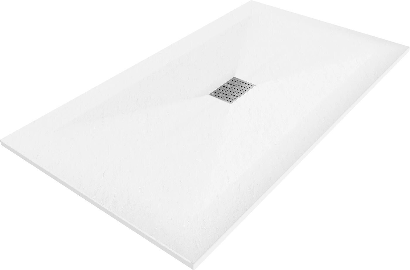 Ristkülikukujuline dušialus Mexen Hugo SMC koos sifooniga, White+Inox, 110,120,130,140,150,160,170,180,200 x 100 cm цена и информация | Dušialused | kaup24.ee