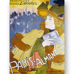 Plakat Paris-Almanac, 59x84 cm (A1), Wolf Kult hind ja info | Seinapildid | kaup24.ee