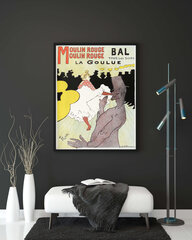 Plakat „Moulin Rouge“, Henri de Toulouse-Lautrec, 59x84 cm (A1), Wolf Kult hind ja info | Seinapildid | kaup24.ee