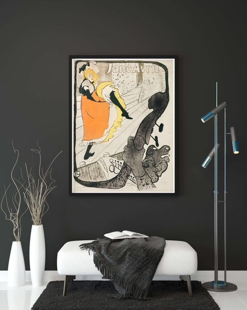Plakat „Jane Avril“, Henri de Toulouse-Lautrec, 59x84 cm (A1), Wolf Kult цена и информация | Seinapildid | kaup24.ee