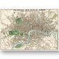Plakat Antiikne kaart London, 59x84 cm (A1), Wolf Kult цена и информация | Seinapildid | kaup24.ee