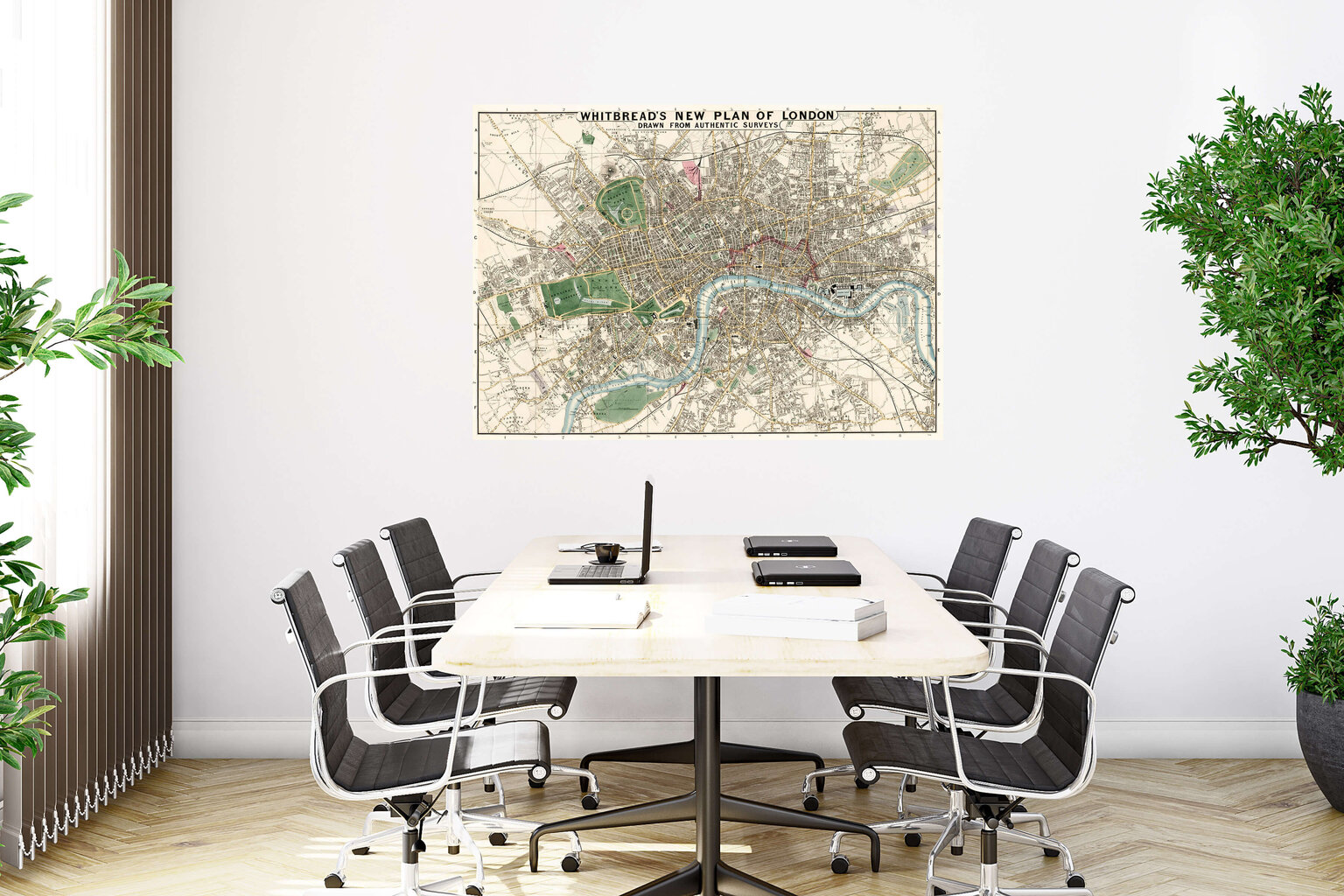 Plakat Antiikne kaart London, 59x84 cm (A1), Wolf Kult hind ja info | Seinapildid | kaup24.ee