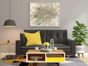 Plakat Antiikne kaart London, 59x84 cm (A1), Wolf Kult hind ja info | Seinapildid | kaup24.ee