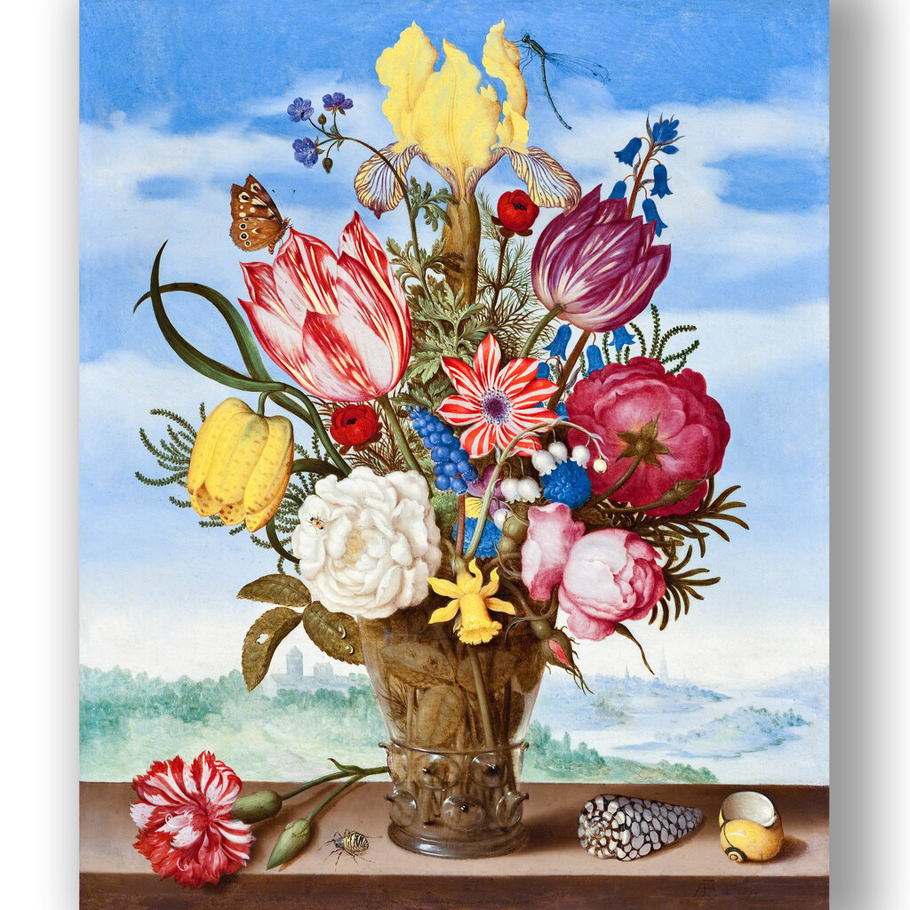 Plakat Vintage lilled V, 42x59 cm (A2), Wolf Kult hind ja info | Seinapildid | kaup24.ee