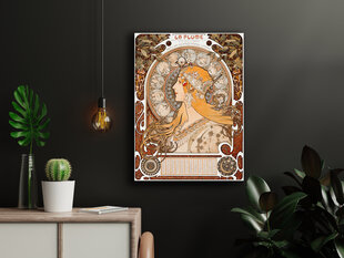 Плакат La Plume, Альфонс Муха, 42 x 59 см (A2), Wolf Kult цена и информация | Настенные деревянные декорации | kaup24.ee