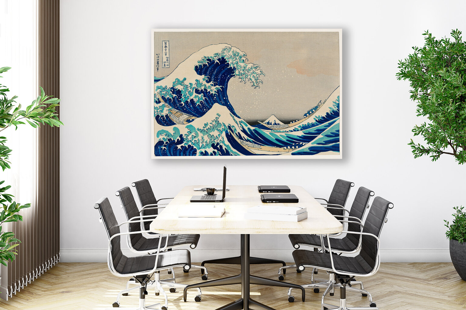 Plakat „Kanagawa suur laine“, Katsushika Hokusai, 42 x 59 cm (A2), Wolf Kult цена и информация | Seinapildid | kaup24.ee