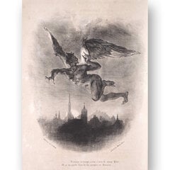 Plakat Lendav saatan, 42x59 cm (A2), Wolf Kult цена и информация | Картины, живопись | kaup24.ee