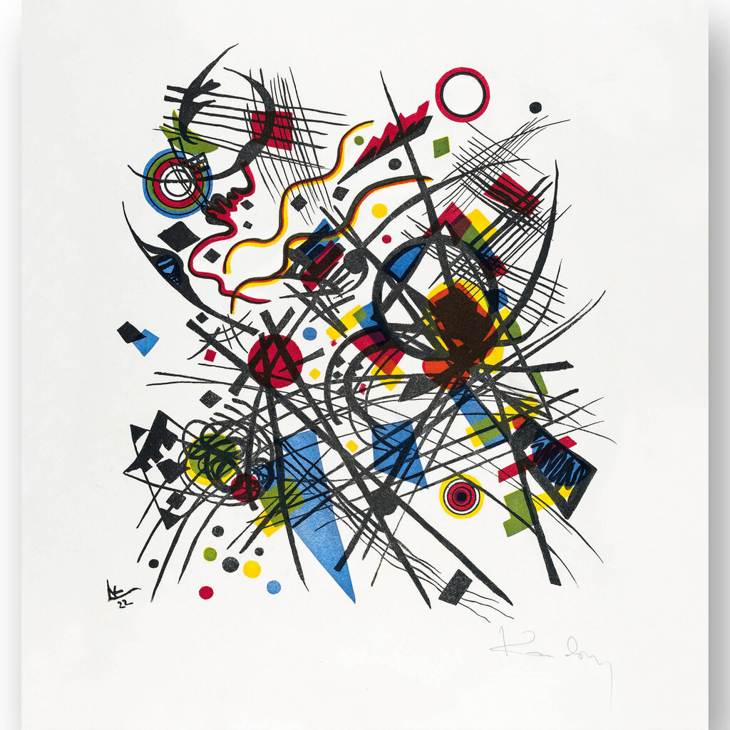 Plakat „Abstraktsioon II“, Wassily Kandinsky, 42 x 59 cm (A2), Wolf Kult цена и информация | Seinapildid | kaup24.ee