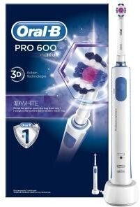 Oral-B PRO 600 White & Clean hind ja info | Elektrilised hambaharjad | kaup24.ee