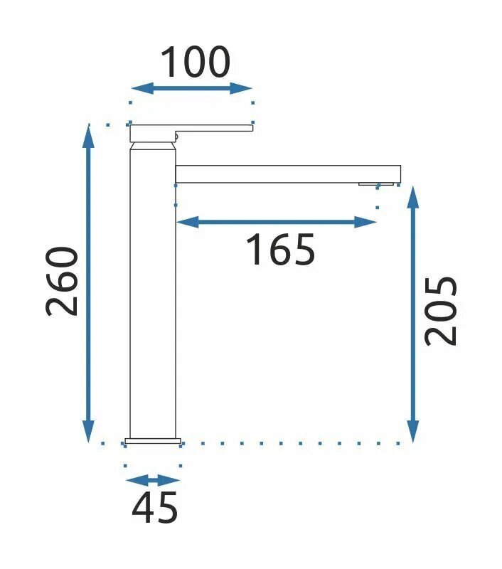 Valamusegisti REA Verso High, Brushed Nickel hind ja info | Vannitoa segistid | kaup24.ee